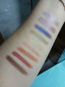 Primark PS - Pigmentos swatches