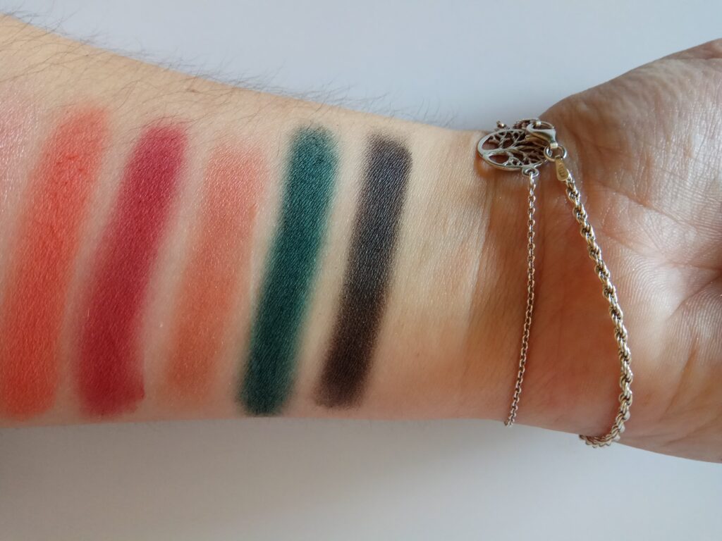 Makeup Revolution - The Emily edit the wants swatches