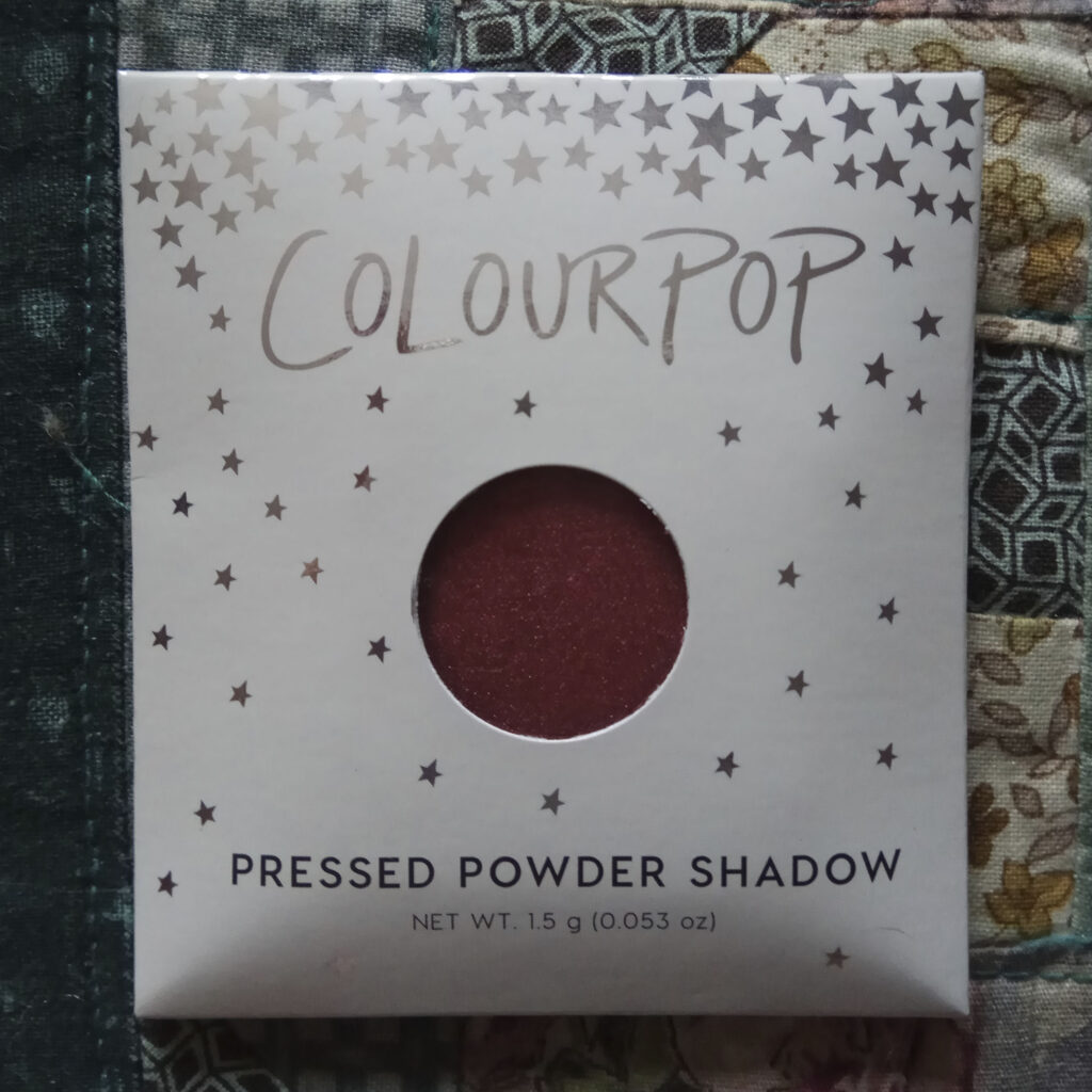 Colourpop eyeshadow pink promise