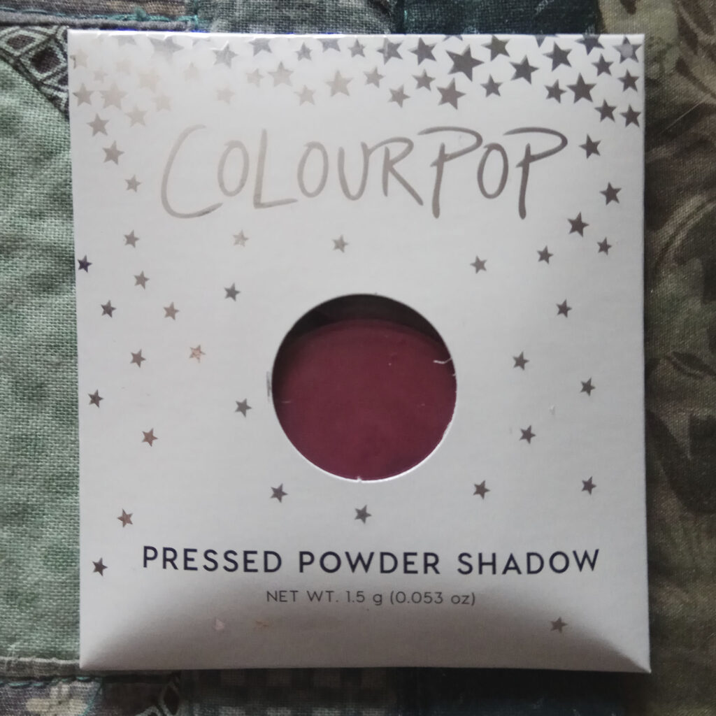 Colourpop eyeshadow going steady