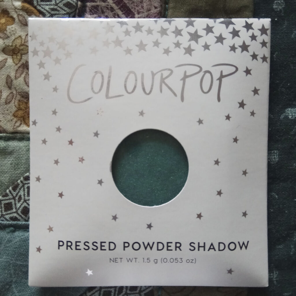 Colourpop eyeshadow tiny tangerines