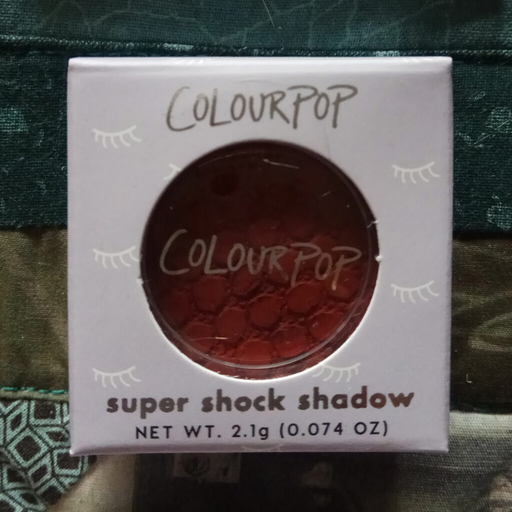 Colourpop super shock shadow no promises