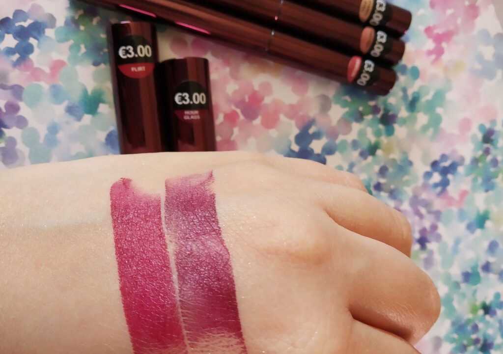 Primark PS - Colección Black Cherry swatches barras