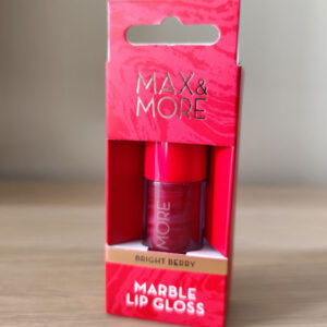 Max and more Marble Lip Gloss rojo
