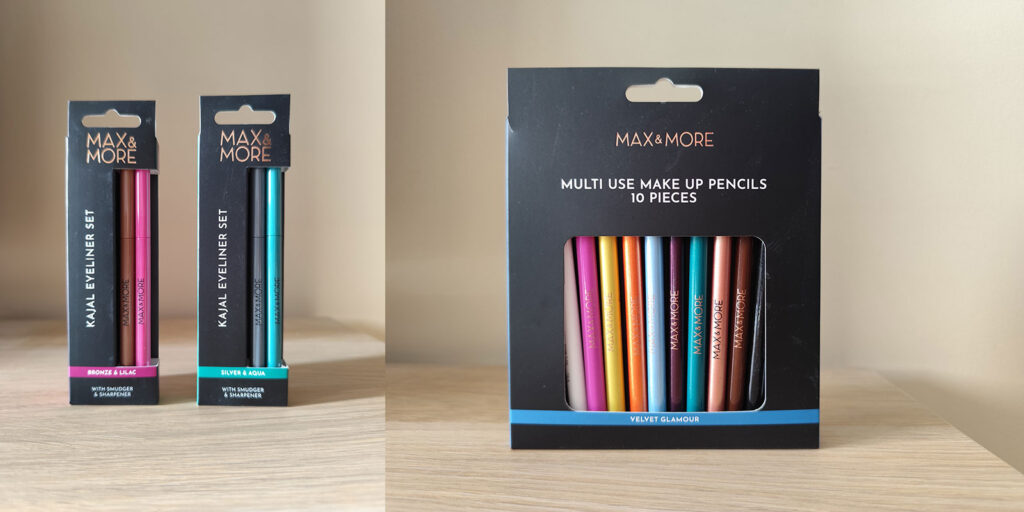 Action maquillaje Max and More 2025 delineadores todos