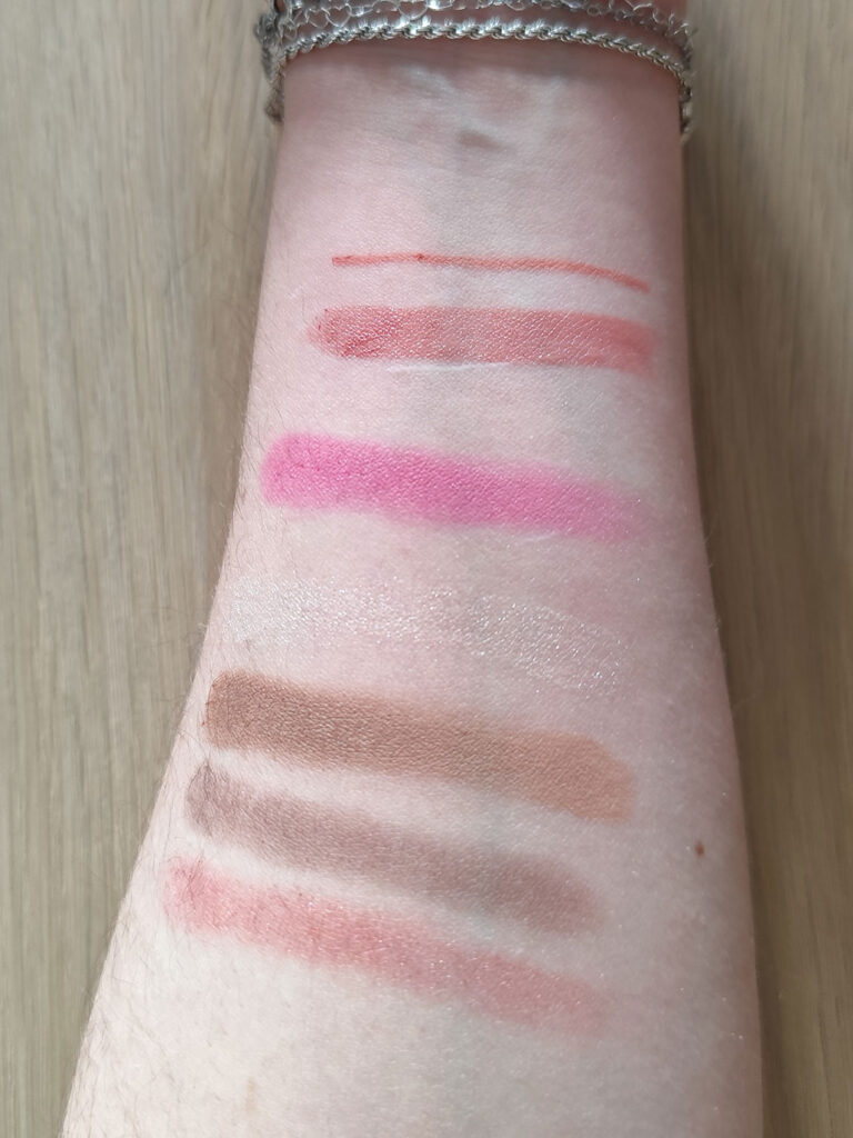 Sence - Perfectly Nude Kit swatches total
