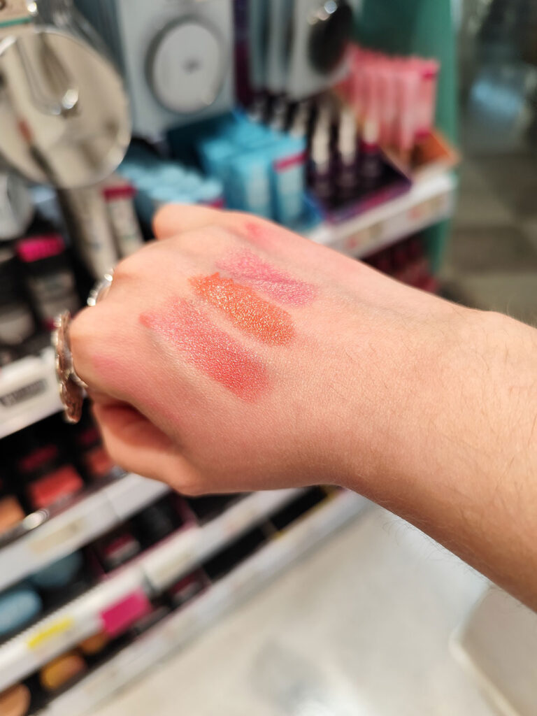 Technic Coloretes Stick swatches 2