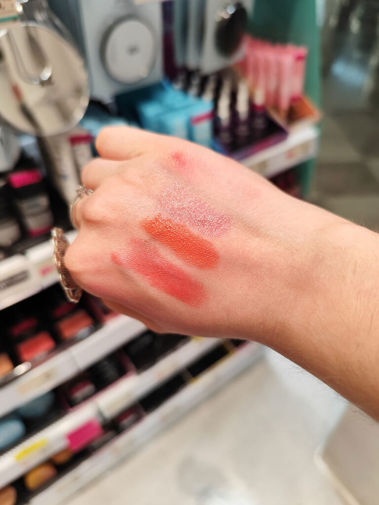 Technic Coloretes Stick swatches 3