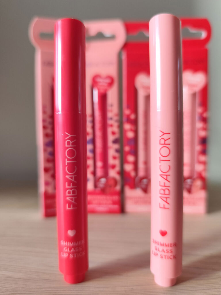 FabFactory - Bálsamos Shimmer Glass Lip Stick dos tonos