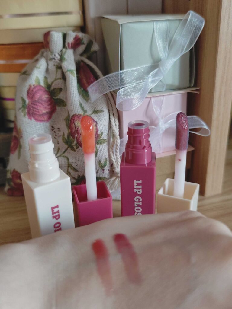Flying Tiger - Glosses lip duo The Merry Cherry Couple lip gloss lip oil abiertos