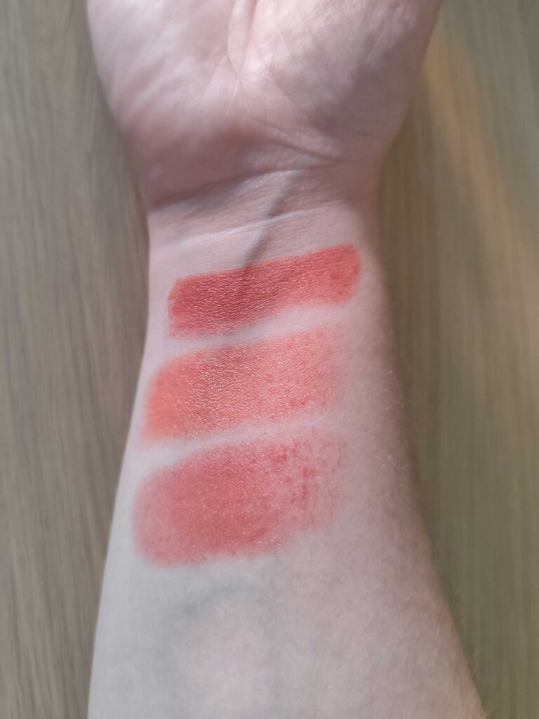 Sence - Coloretes en stick Blushing y Purple Dream swatches